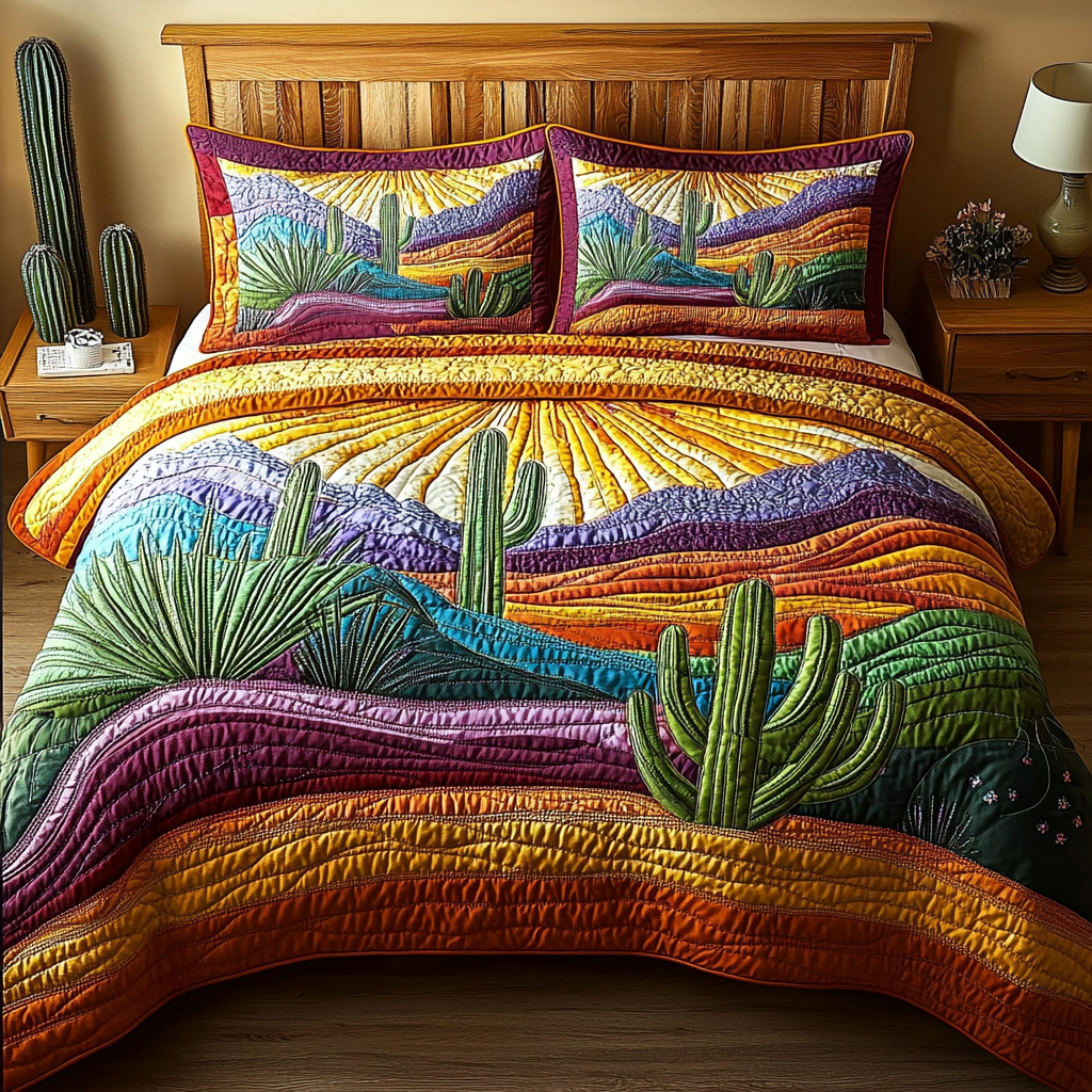 Cactus Trails Duvet Cover Set NCU0PVL297
