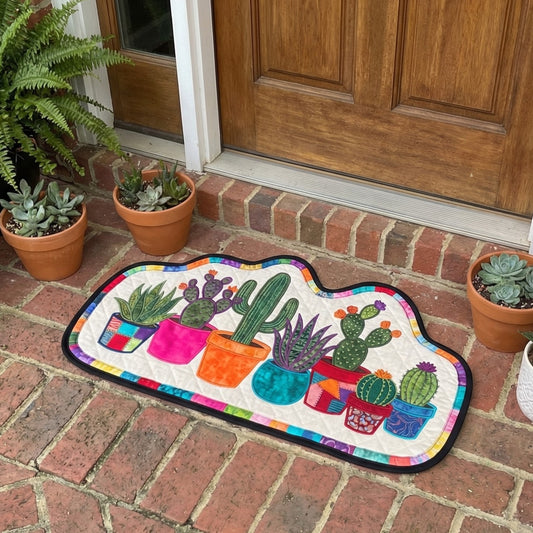 Cactus Vibes Custom Shape Doormat NCU0DV2084