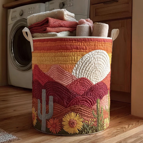 Cactus Western Sun Quilted Laundry Basket NCU0HNH737