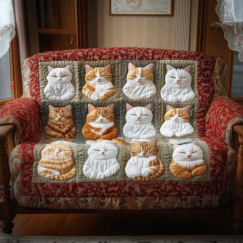 Calm Cat Nap Quilted Sofa Cover NCU0NNT2254