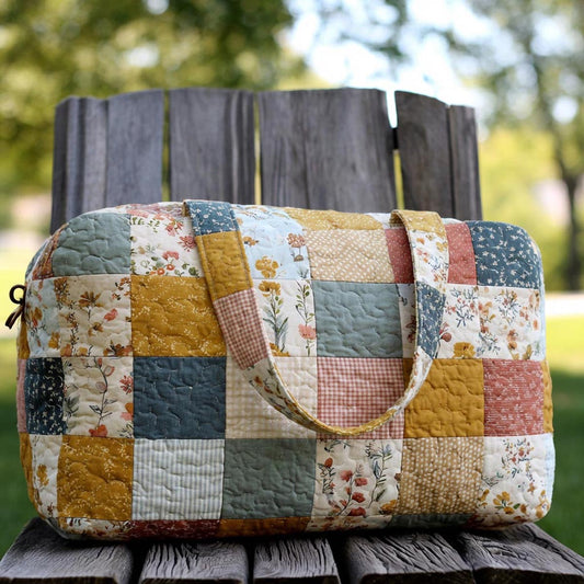 Calm Nature Quilted Duffle Bag NCU0DV1922