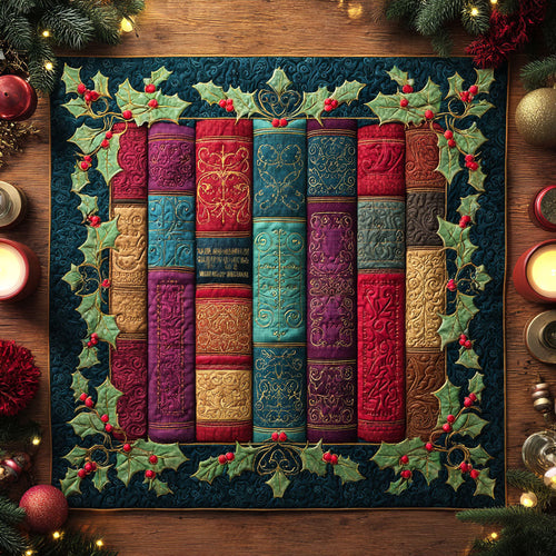 Candlelight Reads Quilted Table Topper NCU0NTV613