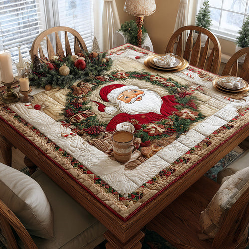Candy Cane Cottage Quilted Table Topper NCU0DV922