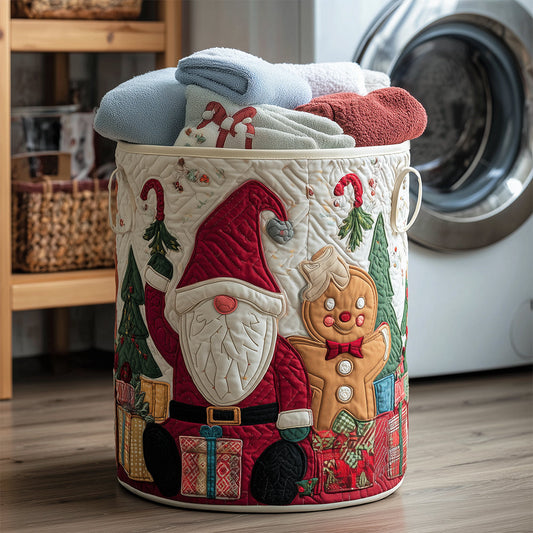 Candy Ginger Quilted Laundry Basket NCU0TH3149