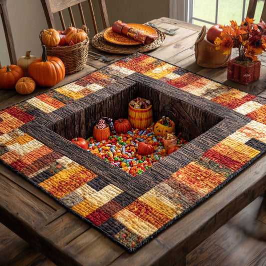 Candy Harvest Cellar Quilted Table Topper NCU0NXD379