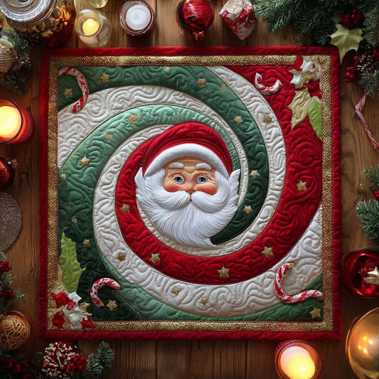 Candy Spiral Quilted Table Topper NCU0NXD243