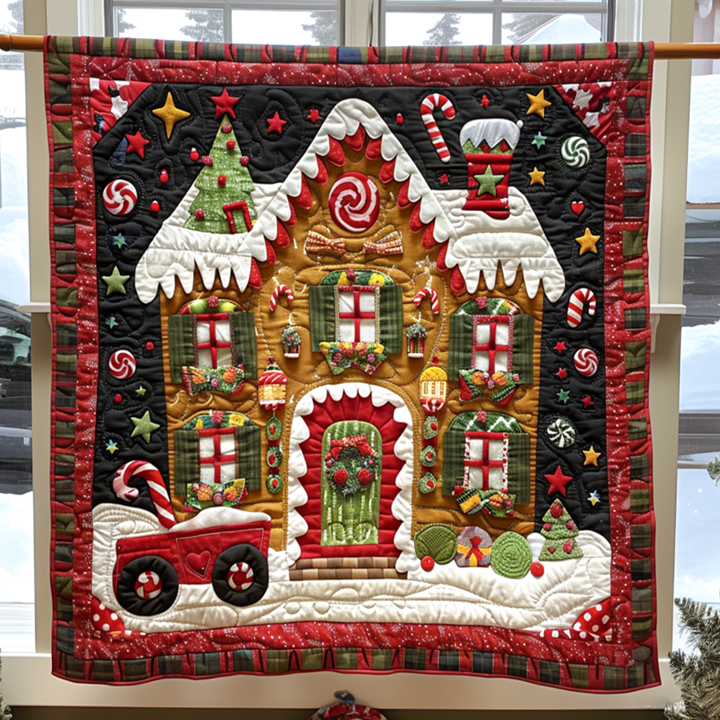 X-mas Quilted Blanket NCU0VT15