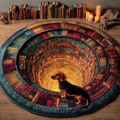 Canine Chapter Quilted Round Mat NCU0NNL147