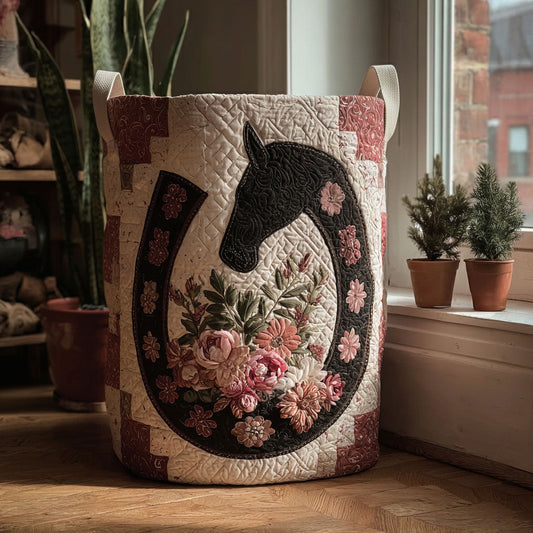 Canyon Bloom Quilted Laundry Basket NCU0PTT2729