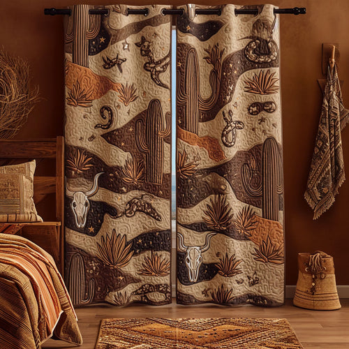 Canyon Bones Quilted Curtains NCU0PTT2708