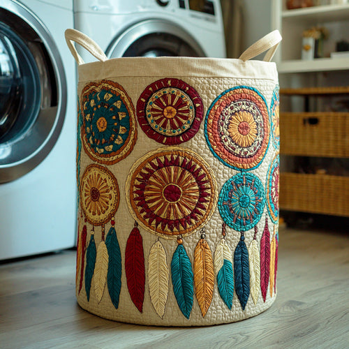 Canyon Dreamcatcher Quilted Laundry Basket NCU0NTD959