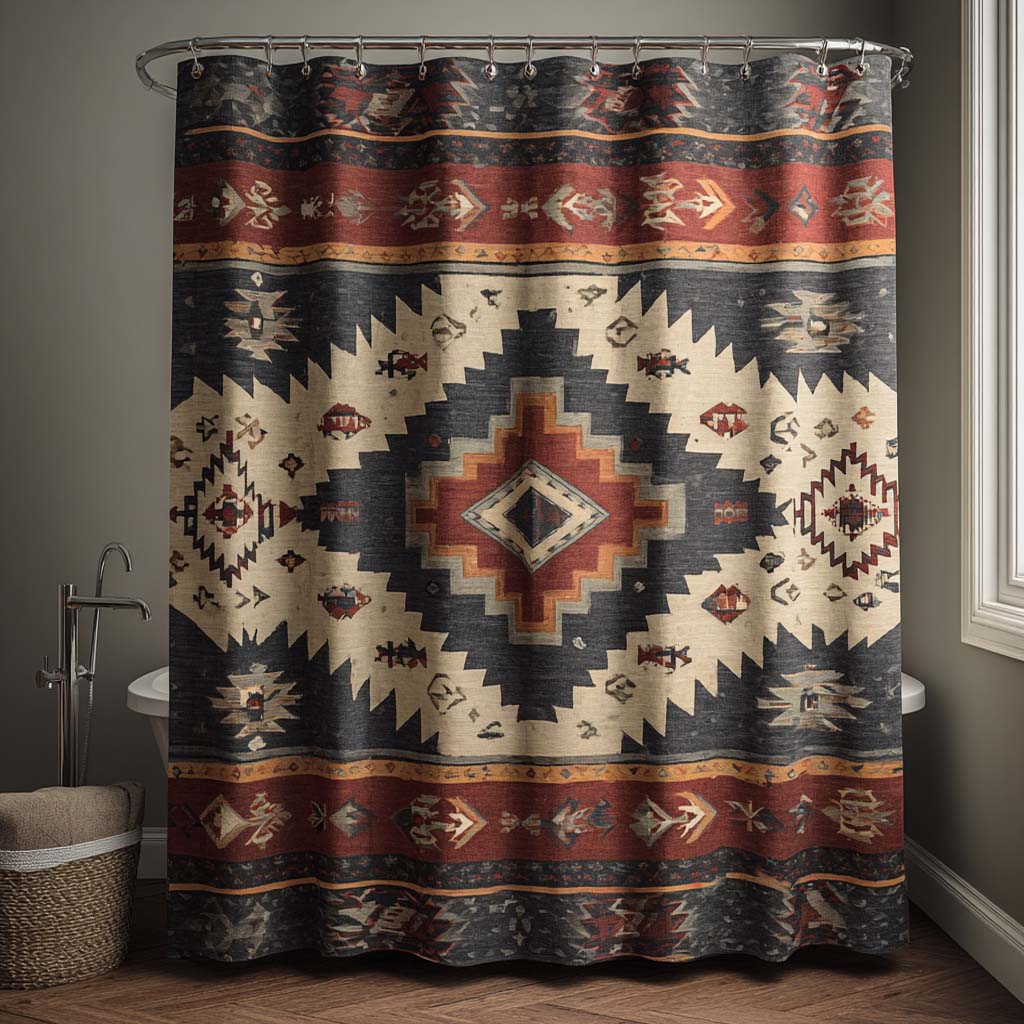 Canyon Earth Weave Shower Curtain NCU0NXD1391