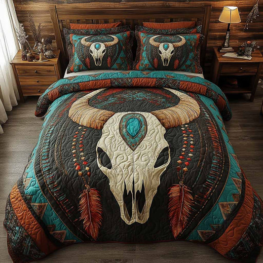 Canyon Emblem 3-Piece Quilted Bedding Set NCU0NXD1752