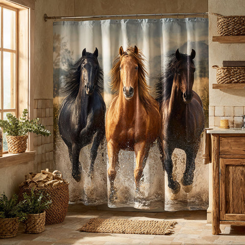 Canyon Gallop Shower Curtain NCU0DDK2458