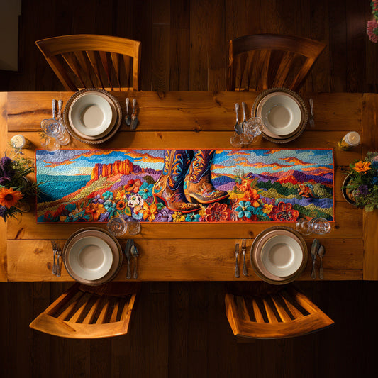 Canyon Horizon Quilted Table Runner NCU0HNH845