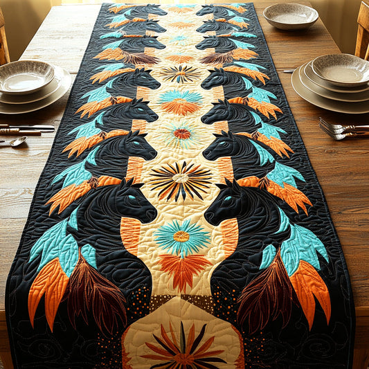 Canyon Horse Spirit Quilted Table Runner NCU0NTD829