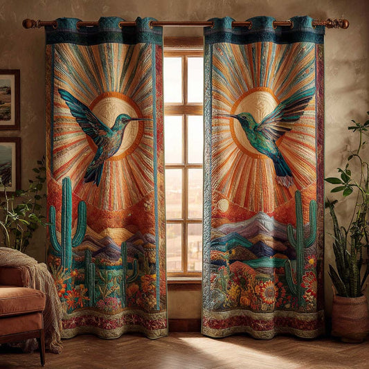 Canyon Hummingbird Quilted Curtains NCU0HNH895