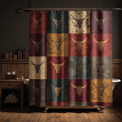Canyon Longhorn Shower Curtain NCU0NXD1426