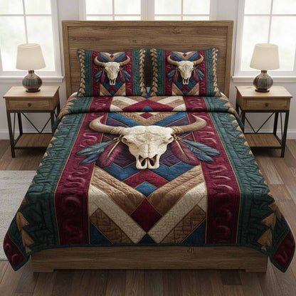 Canyon Spirit 3-Piece Quilted Bedding Set NCU0NXD1602