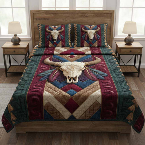 Canyon Spirit 3-Piece Quilted Bedding Set NCU0NXD1602
