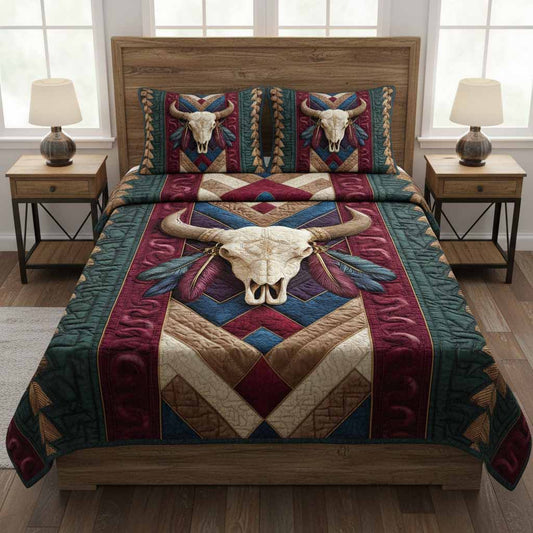 Canyon Spirit 3-Piece Quilted Bedding Set NCU0NXD1602