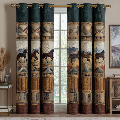 Canyon Spirit Gallop Quilted Curtains NCU0TH3893
