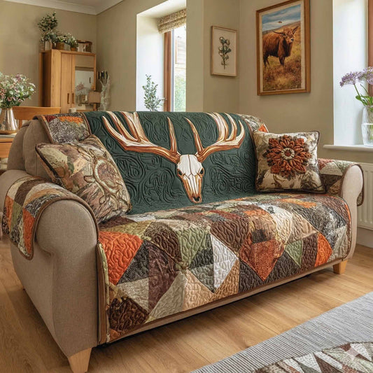 Canyon Trail Quilted Sofa Cover NCU0NXD1788
