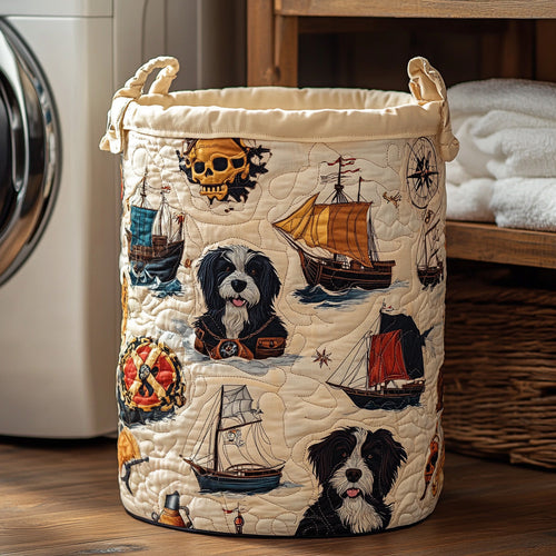 Captain Whiskers Quilted Laundry Basket NCU0LDH229
