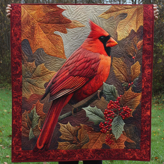 Cardinal Blessing Quilted Blanket NCU0DDK2106