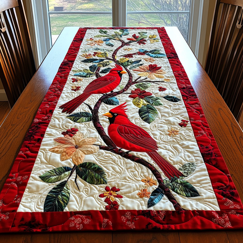 Cardinal Dream Quilted Table Runner NCU0DDK1284