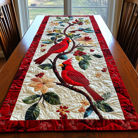 Cardinal Dream Quilted Table Runner NCU0DDK1284
