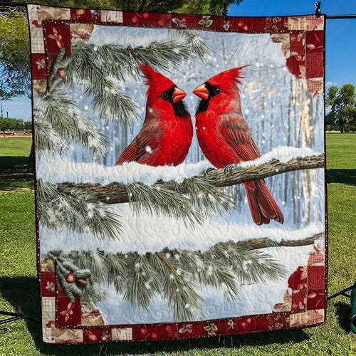 Cardinal Dreams Quilted Blanket NCU0TL1039