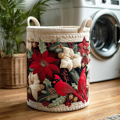 Cardinal Garden Song Quilted Laundry Basket NCU0NTD872