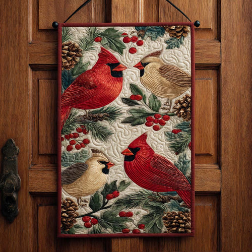 Cardinal Gathering Quilted Door Banner NCU0NNT2468