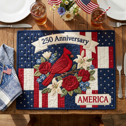 Cardinal Glory Quilted Placemat NCU0TV1893