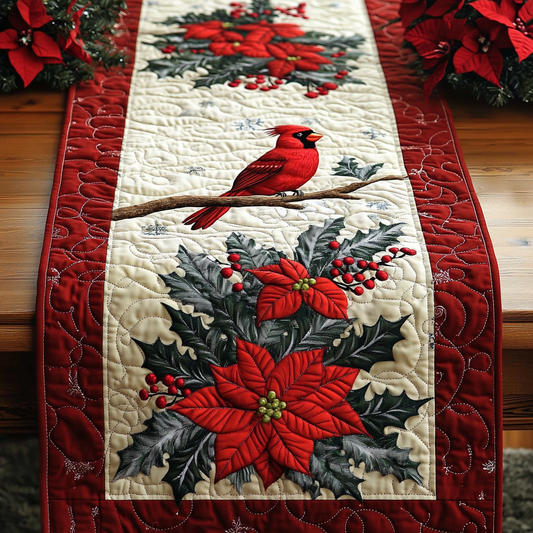 Cardinal Grace Quilted Table Runner NCU0DDK1392