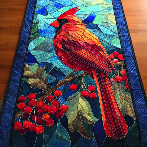 Cardinal Grace Quilted Table Runner NCU0DDK1828