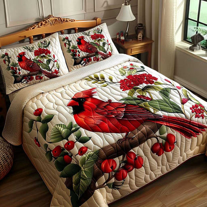 Cardinal Guardian Rest 3-Piece Quilted Bedding Set NCU0HTT078