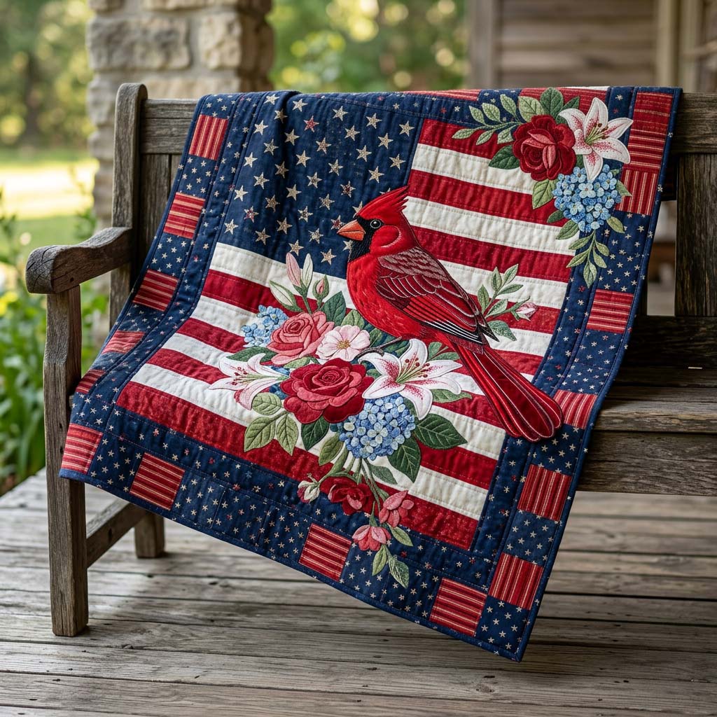 Cardinal Semiquincentennial Glory Quilted Blanket NCU0HNH1076