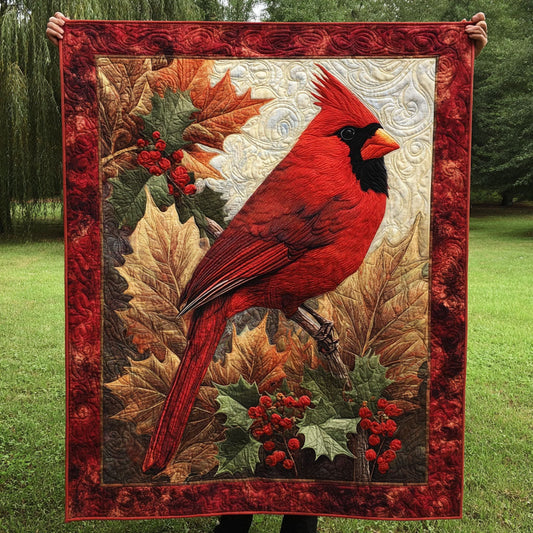 Cardinal Whisper Quilted Blanket NCU0DDK2107