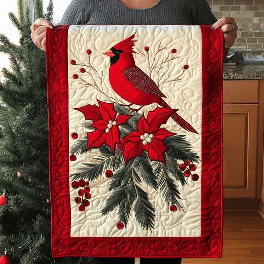 Cardinal Whispers Quilted Table Runner NCU0TH1919