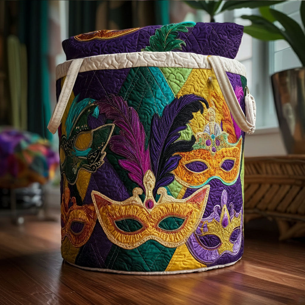 Carnival Dreams Quilted Laundry Basket NCU0PTT2495