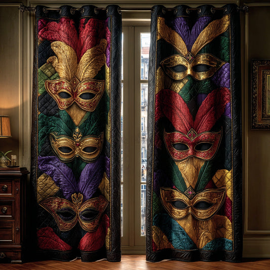 Carnival Masquerade Quilted Curtains NCU0LDH164
