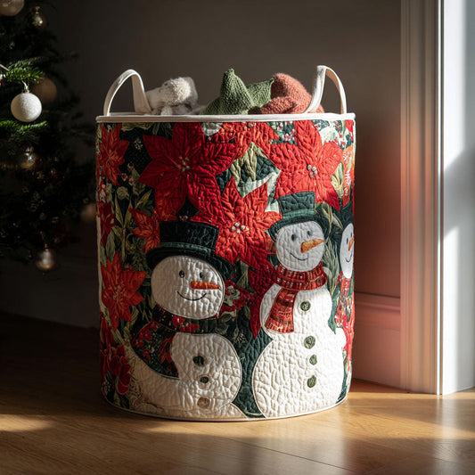 Carol Frost Quilted Laundry Basket NCU0PTT1319