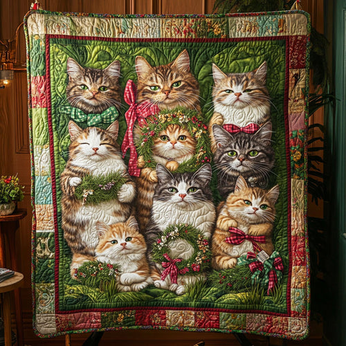 Cat-tastic Gathering Quilted Blanket NCU0PT1864