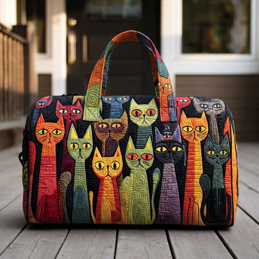 Cat Carnival Quilted Duffle Bag NCU0DDK2377