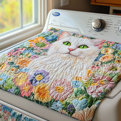 Cat Gathering Quilted Washer and Dryer Cover NCU0DDK807