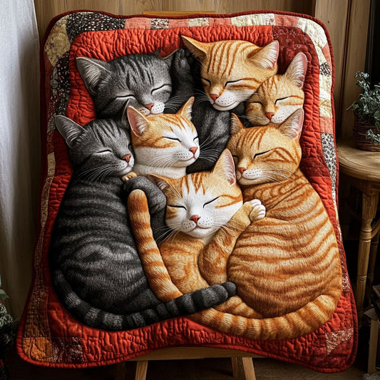 Cat Hug Quilted Blanket NCU0PTT1406