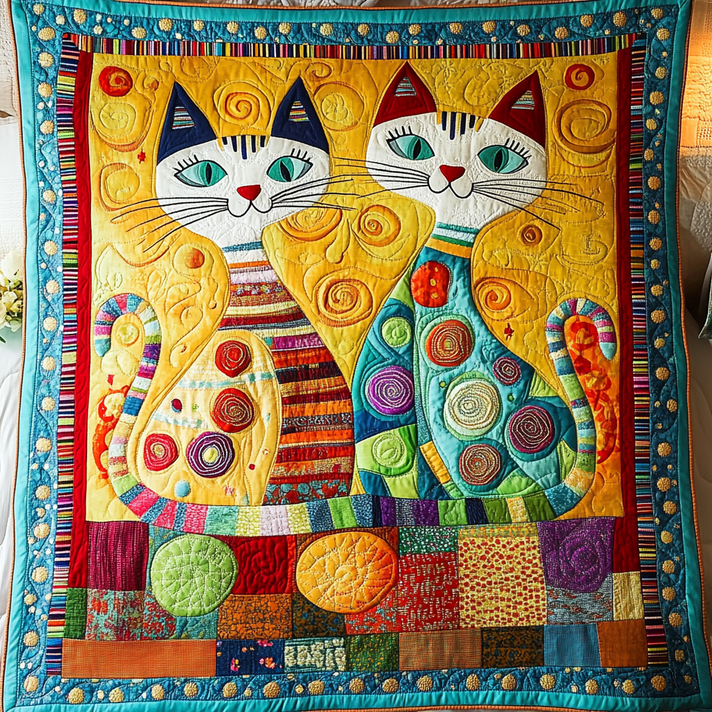 Cat Nap Quilted Blanket NCU0VH859