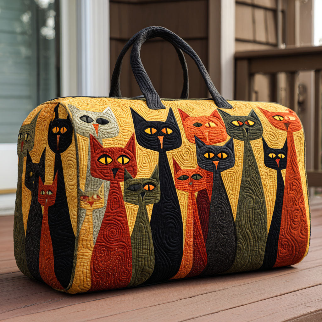 Cat Parade Quilted Duffle Bag NCU0DDK2374